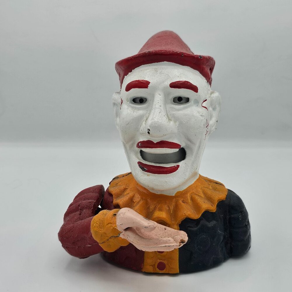 Humpty Dumpty Mechanical Coin Bank | Cast Iron Reproduction | Vintage Style